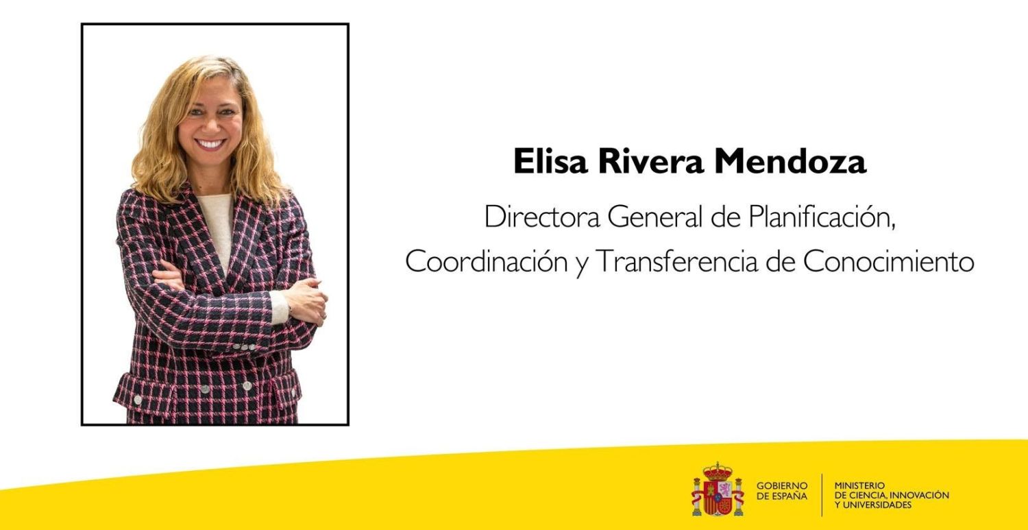 Elisa Rivera, nueva directora general de Planificación, Coordinación y Transferencia de Conocimiento