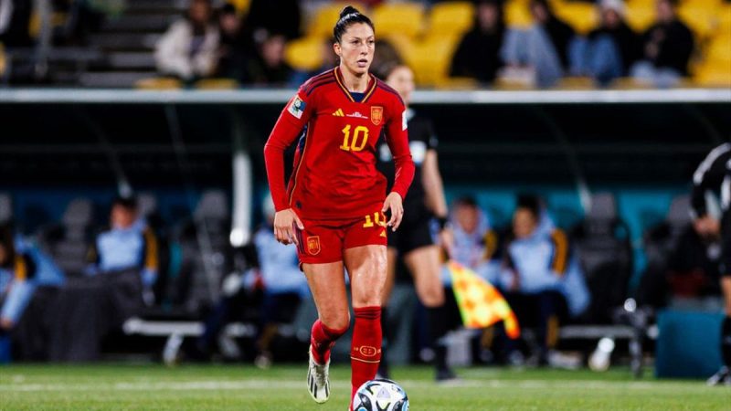 Jenni Hermoso con la selección.