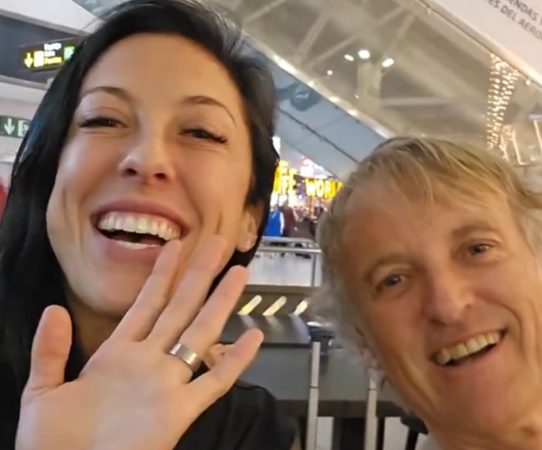 Jenni Hermoso y Jesús Calleja