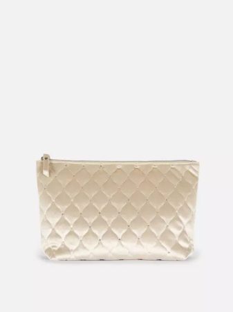 Neceser plegable de terciopelo con lentejuelas