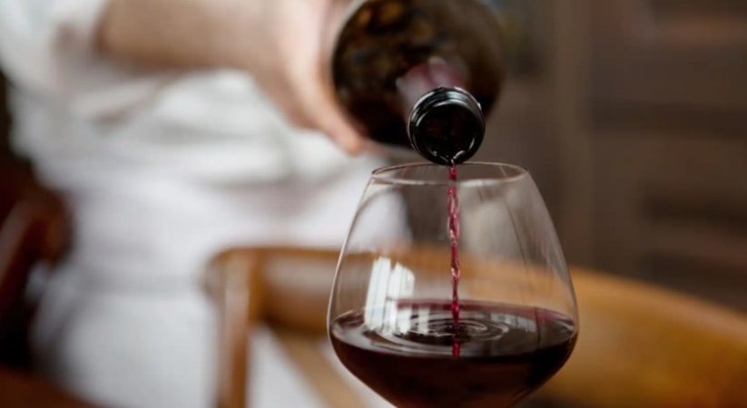 Calorías de una copa de vino