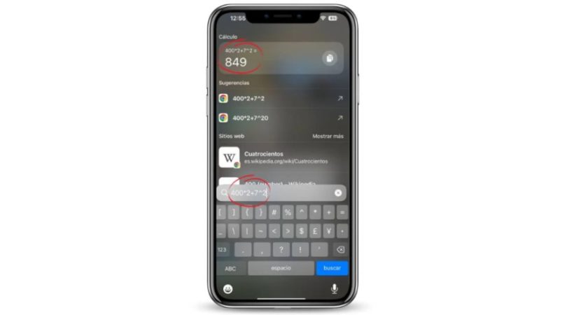 Un antiguo empleado de Apple nos desvela los mejores trucos que desconocías del iPhone 23 Merca2 Optimiza tu tiempo: descubre cómo realizar cálculos rápidos desde el buscador de tu iPhone