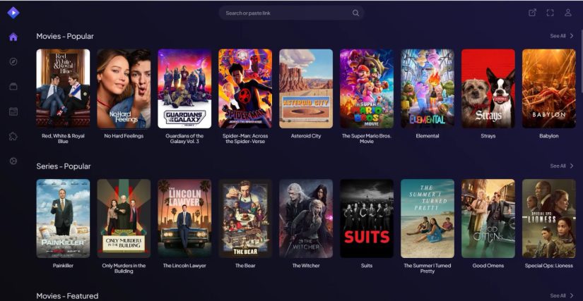 Usa stremio con todas las plataformas