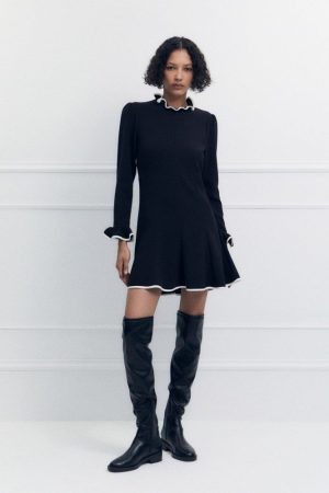 Sfera tiene esta colección de 10 vestidos muy favorecedores para mujeres elegantes 32 Merca2.es Vestido vivos contraste