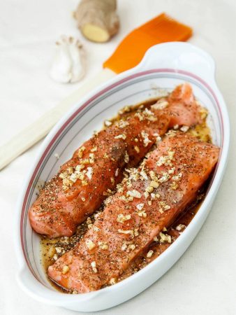 Exótica receta de salmón marinado con soja, miel y jengibre al horno 2 Merca2.es como marinar salmon con soja miel y jengibre Merca2.es