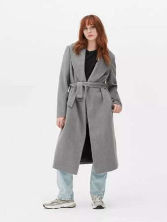 Abrigo largo cruzado