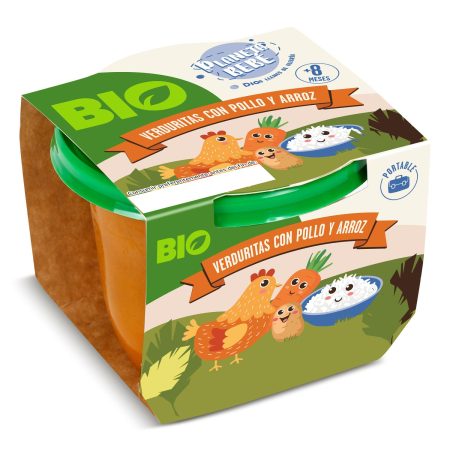 DIA VERDURITAS BIO DE POLLO Y ARROZ PLANETA BEBE ISO ES Merca2.es
