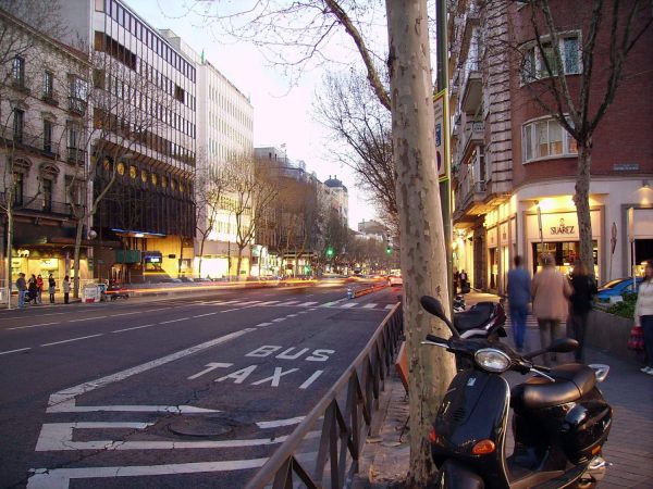 La exclusividad que muestra la calle Serrano