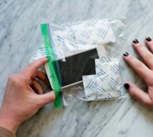 Las bolsitas de sílice evitan la oxidación