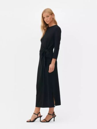 Vestido de punto con lazada de The Edit