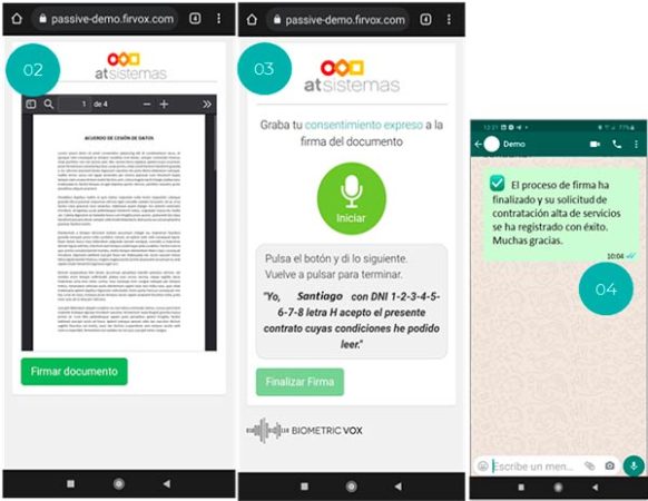 Enviar mensajes que desaparecen cuando son escuchados