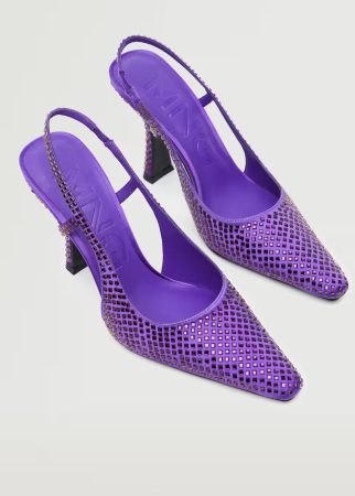 Zapato tacón brillos