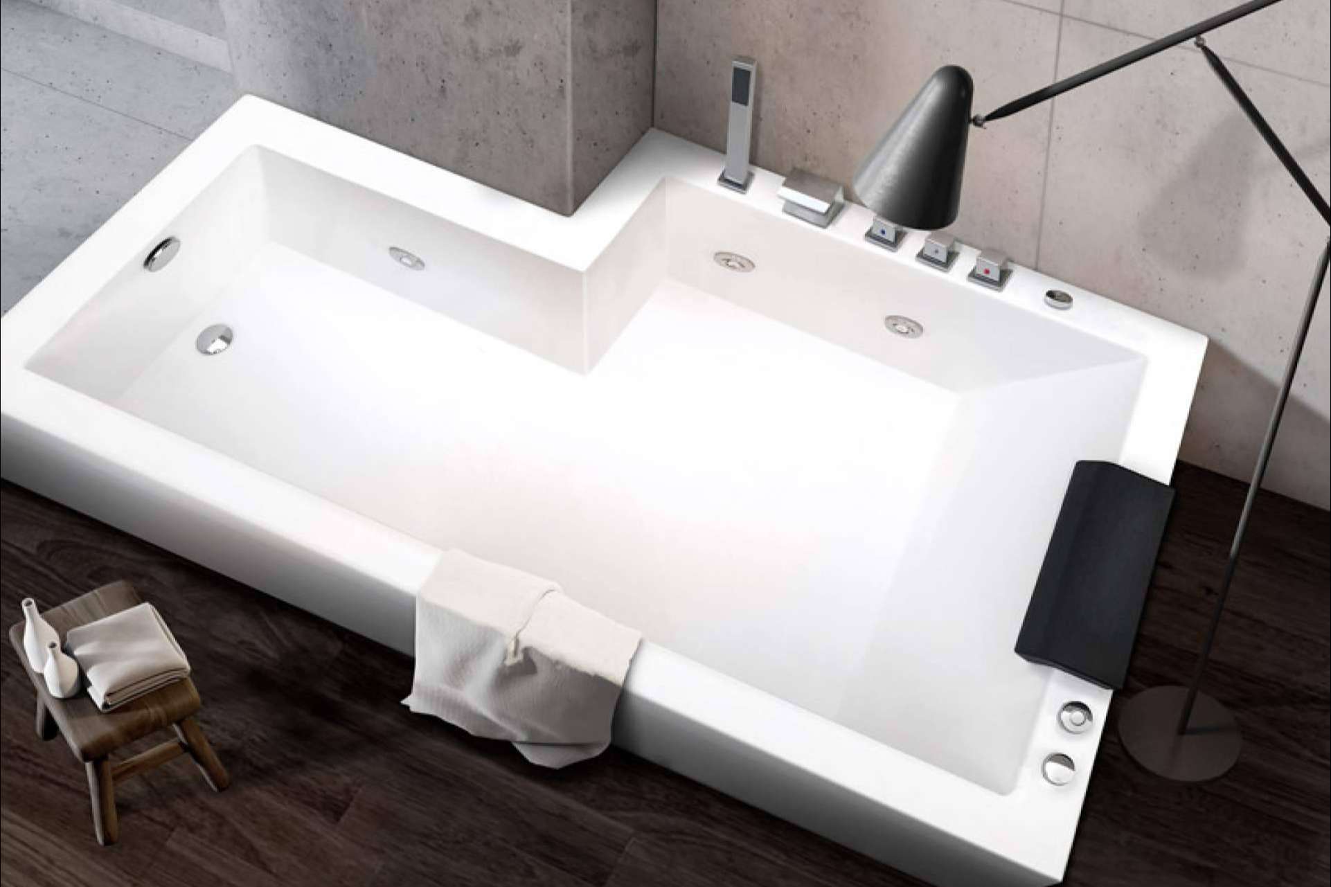 El extenso catálogo de bañeras a medida que ofrece Hidromasajes ECA