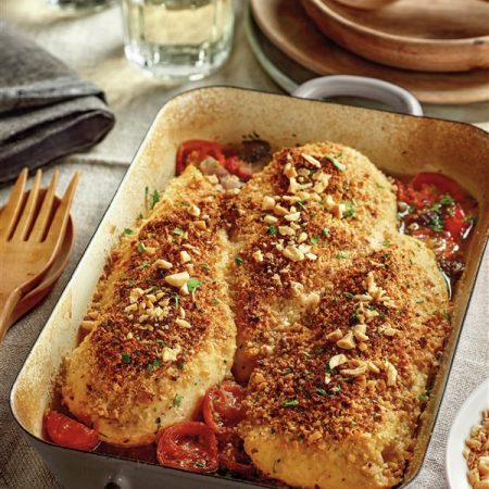 paso a paso para realizar pechugas de pollo gratinadas con frutos secos resultado final a40888c2 600x600 Merca2.es