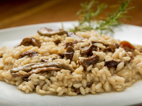 risotto con hongos y aceite de trufa negra 1 Andoni Luis Aduriz