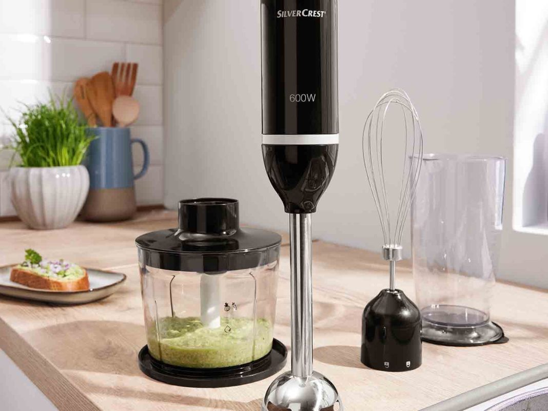 Batidora de brazo con accesorios