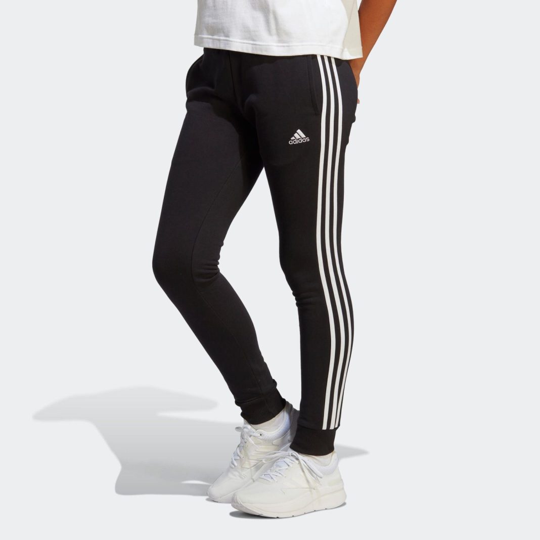 Pantalón Jogger Fitness Soft Training Adidas mujer negro estampado floral