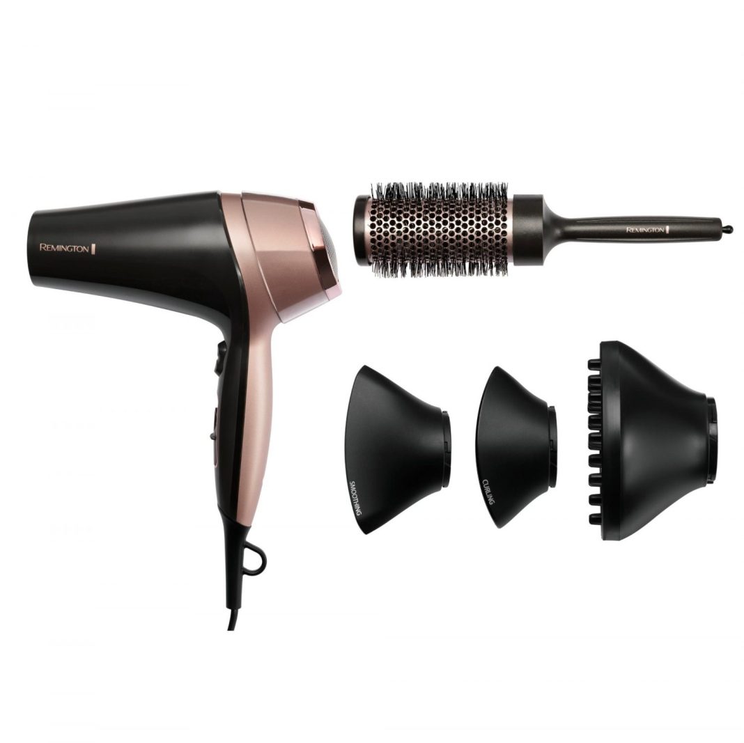 Secador de pelo Remington D5706, 2200 W, 3 Temperaturas, 2 Velocidades