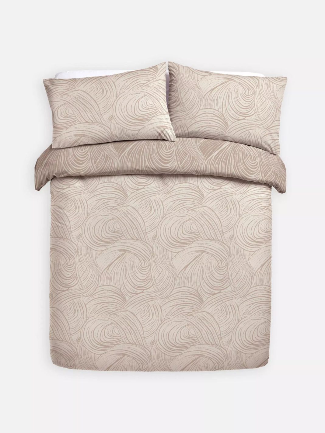 Set de funda nórdica para cama doble con remolino