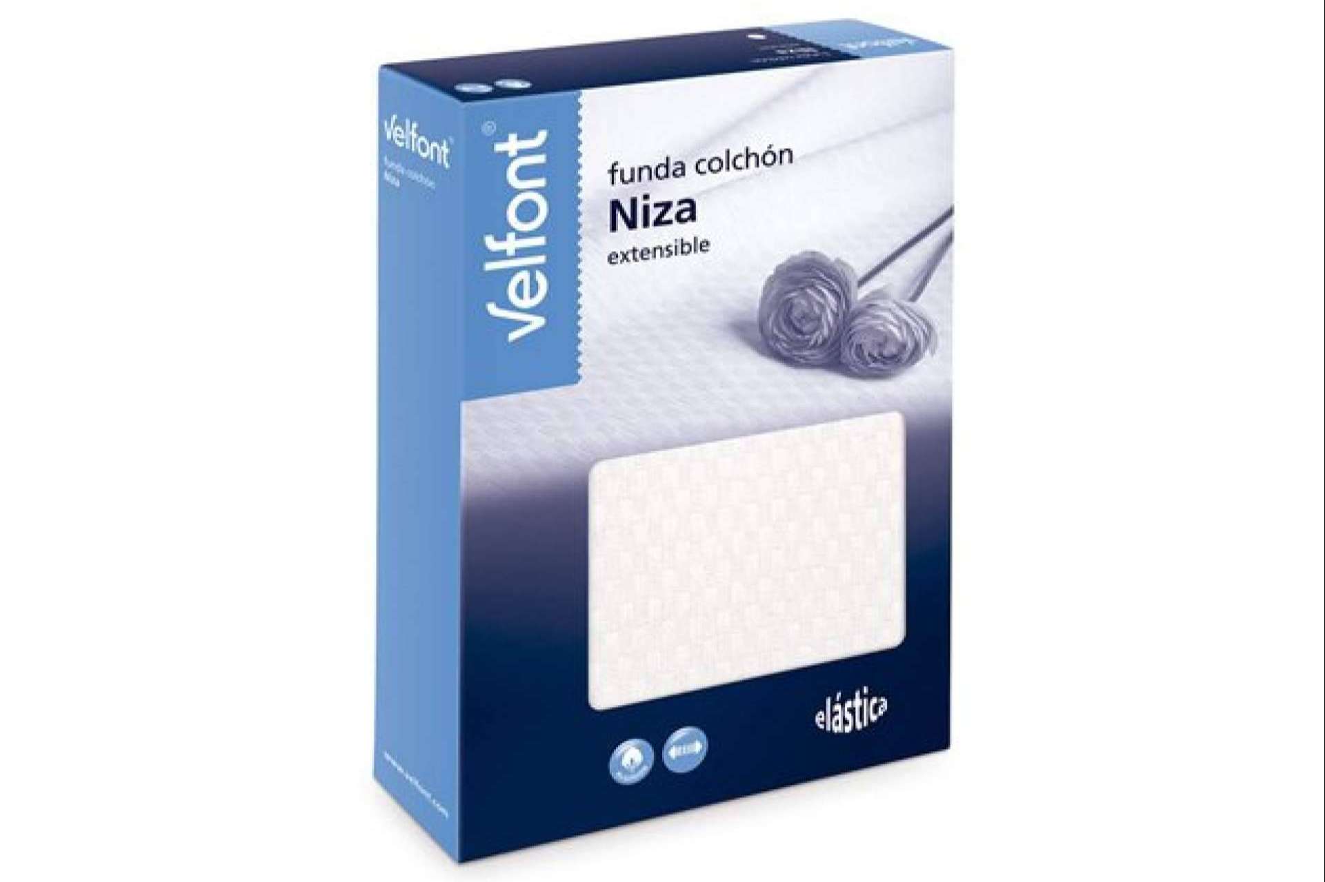 La funda de colchón Niza de Velfont está disponible en Tiendas Pavo