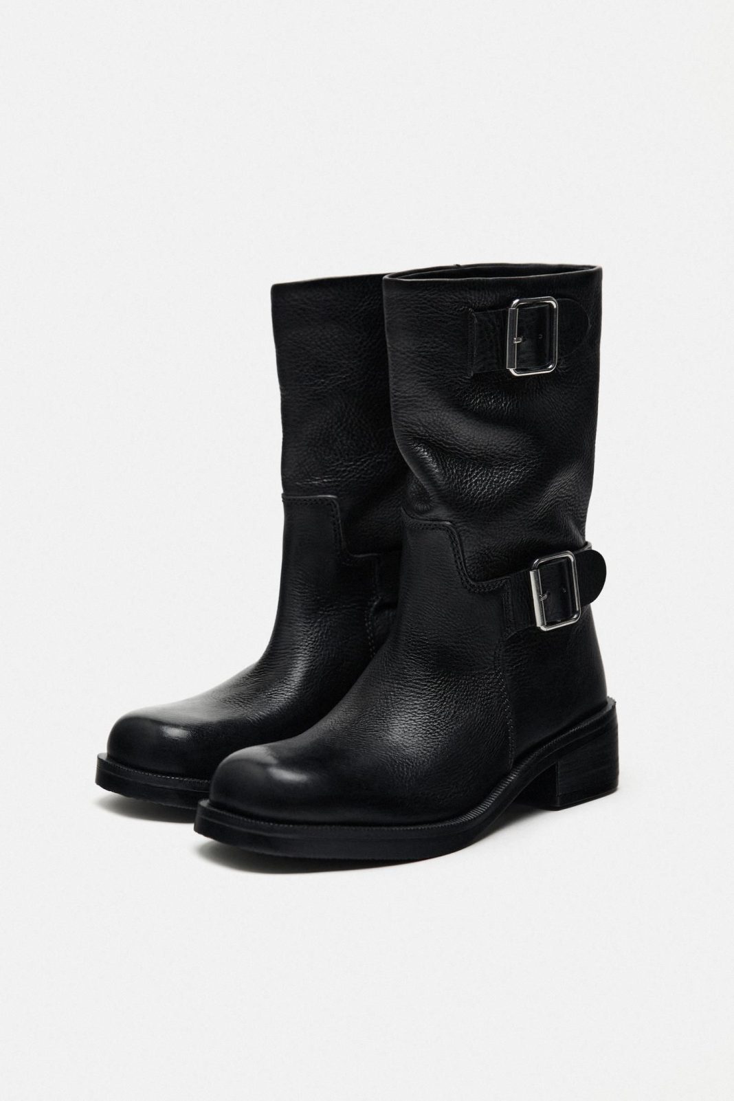 Botín Piel Hebillas