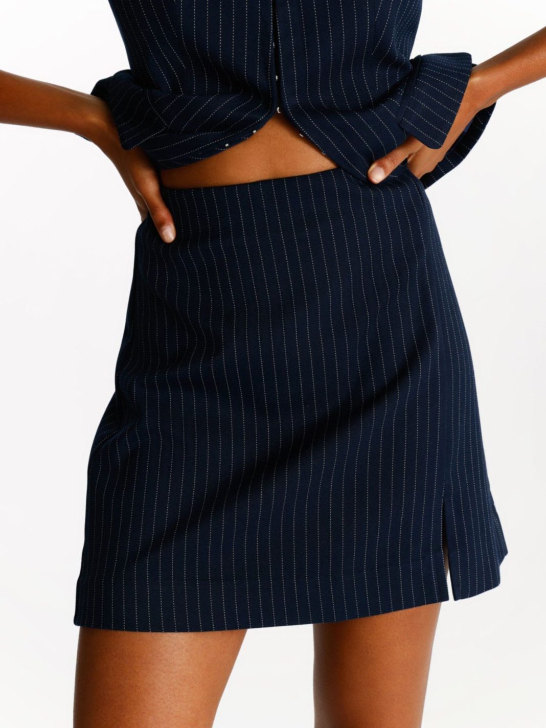 Falda corta rayas