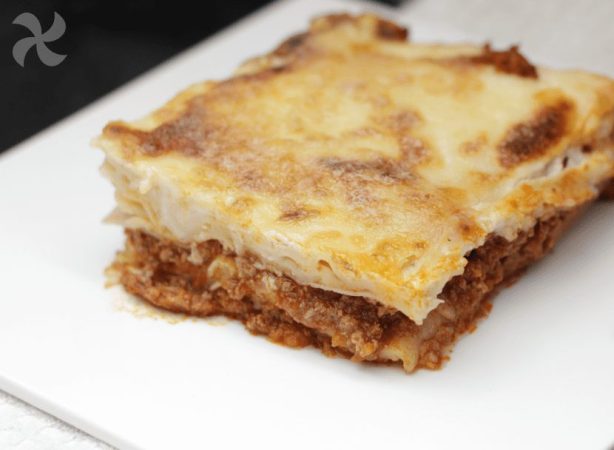 Lasaña a la boloñesa con champiñones, un placer para los sentidos 1 Merca2.es Lasana bolonesa champinones y pimientos Merca2.es