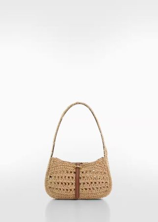 Bolso hombro fibra natural