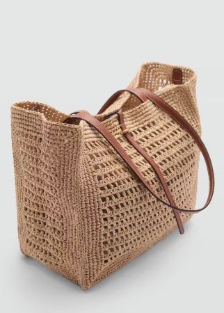 Bolso shopper fibra natural