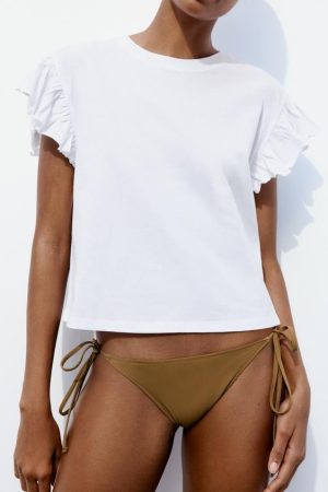 CAMISETA ALGODÓN VOLANTES