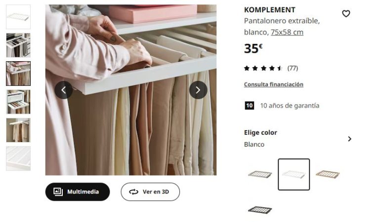 Ikea tiene este gran invento para aprovechar tus armarios y hacerles más hueco 1 Merca2.es Captura de pantalla 2024 04 05 154745 Merca2.es