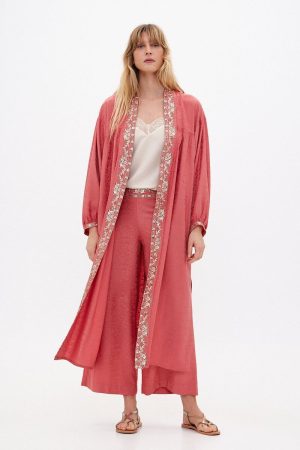 Kimono largo de Jacquard