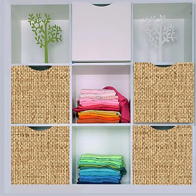 Revestimiento adhesivo mural Jute natural de 0.45 x 2m