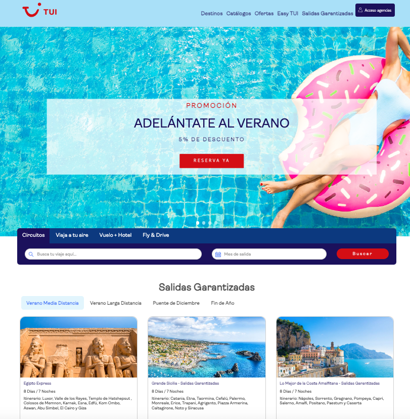 TUI Spain y Air France KLM Delta, unidas en una campaña conjunta con precios muy competitivos