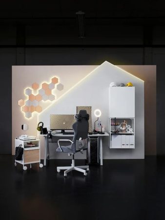 UTESPELARE Sillón "gaming", Bomstad gris