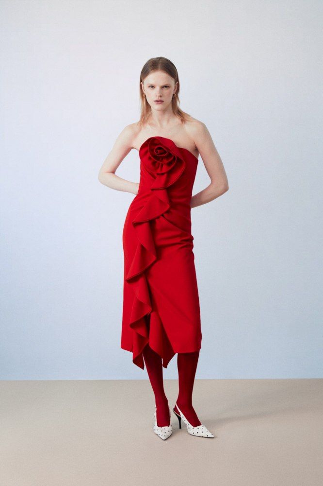 VESTIDO AJUSTADO FLOR