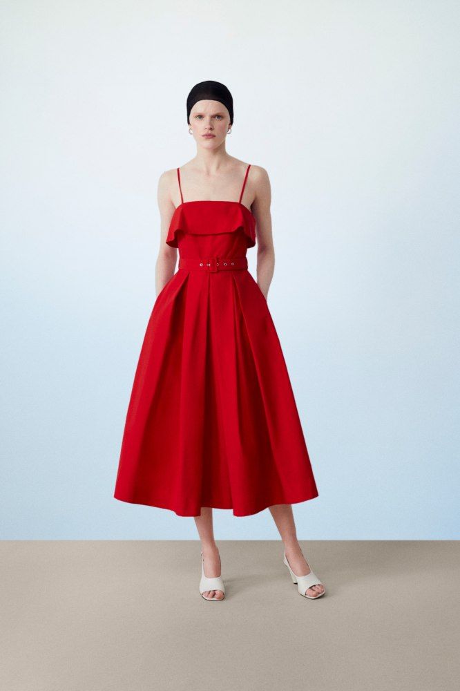 VESTIDO POPELÍN CINTURÓN