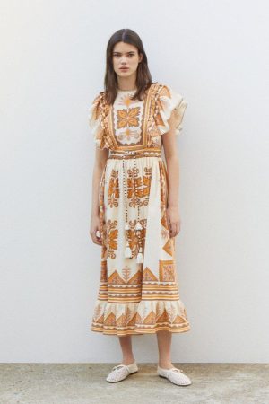 VESTIDO VOLANTES CINTURÓN