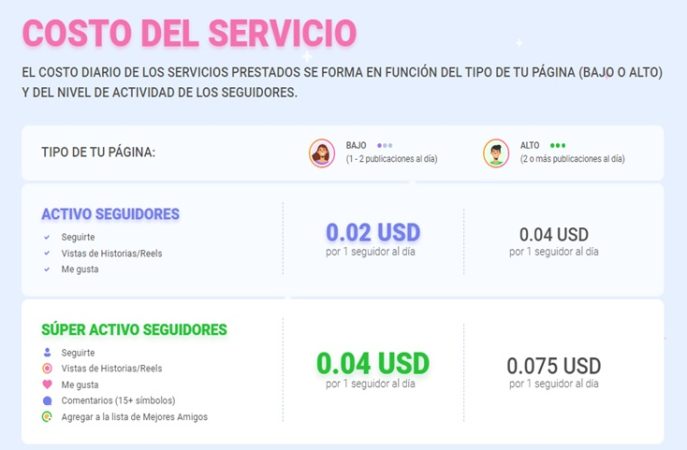 costo de servicio Merca2.es