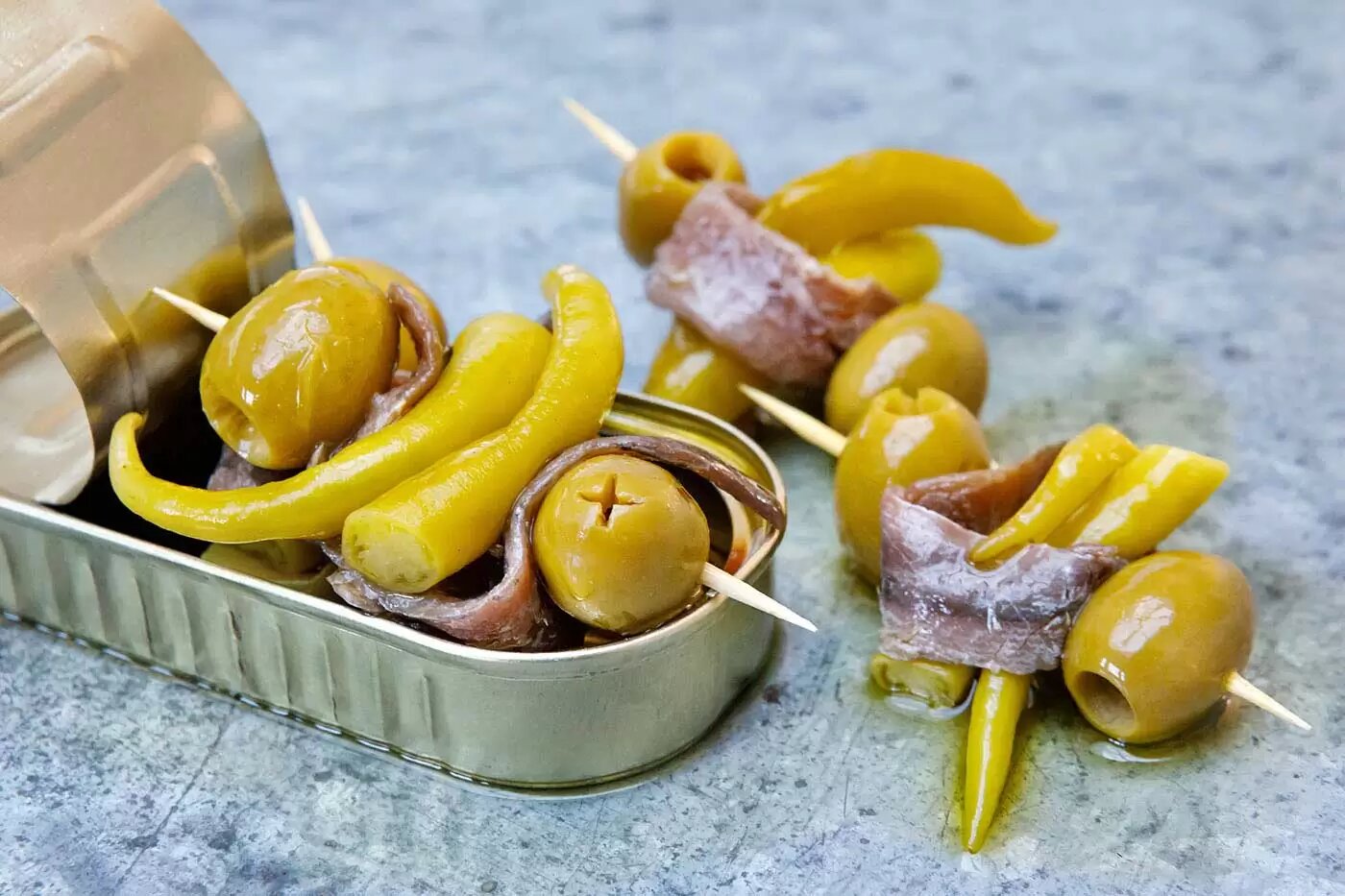 pintxo-gilda El aperitivo español que revoluciona la dieta: Ligero y perfecto