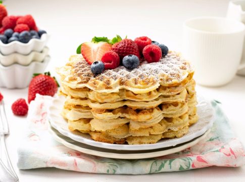 waffles Waffles bajos en calorías: La receta que te hará saltar de la cama
