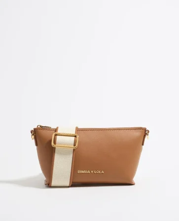 Bandolera de mujer trapecio mini de piel de Bimba y Lola