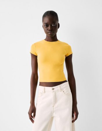 Camiseta manga corta cuello redondo