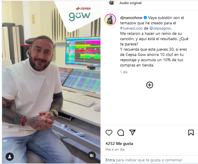 DJ Nano y Wally López se suman al Jueves Loco de Cepsa Gow