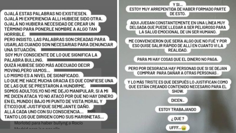 Rocío Madrid despiadada contra Supervivientes con un comentario que se hizo viral 1 Merca2.es El descargo de Rocío Madrid en redes sociales