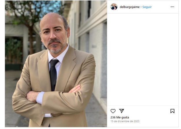 Jaime del Burgo vació su perfil
