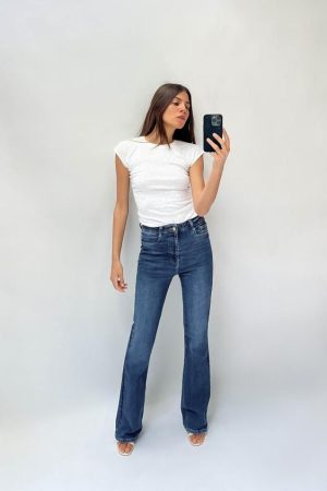 JEANS Z1975 FLARE TIRO ALTO