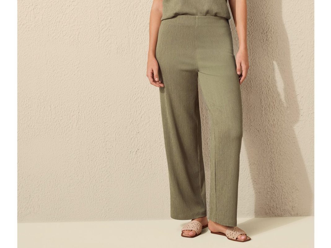 Pantalón de pernera ancha para mujer