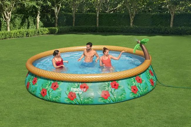 Piscina redonda de pvc BESTWAY Fast Palms de 457x84 cm