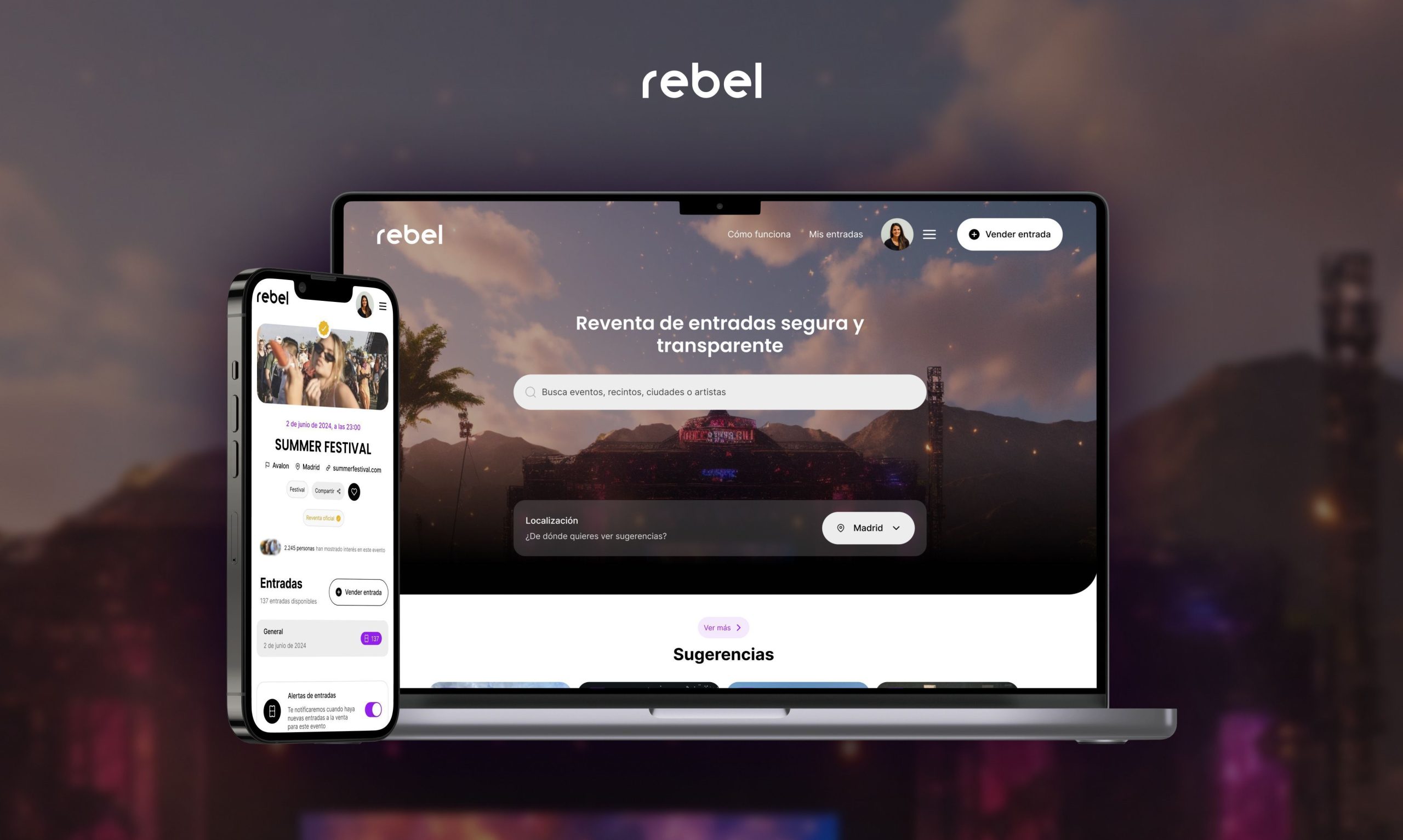 Rebel Tickets defiende la reventa oficial, segura y justa